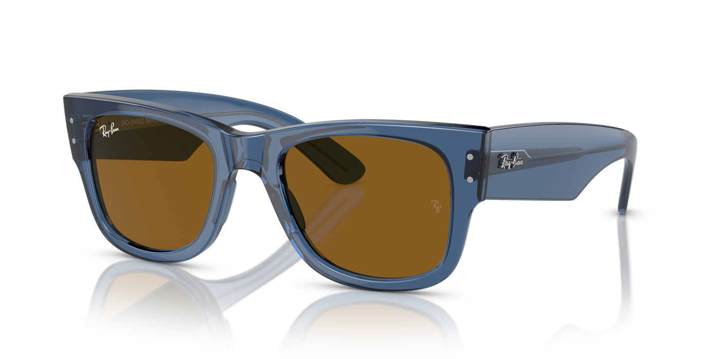 Anteojos de sol Ray-Ban Mega Wayfarer RB0840S, BLU SHN, BRN