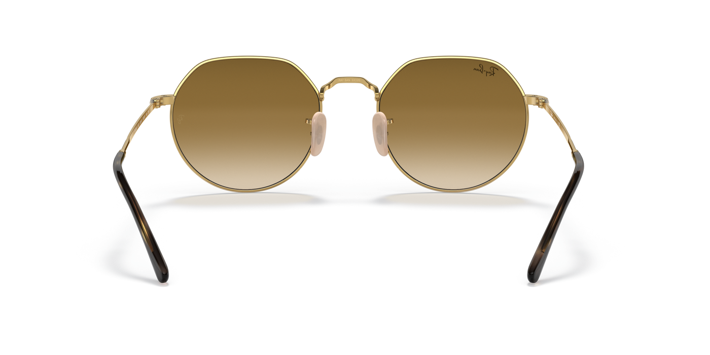 Anteojos de Sol Ray-Ban Jack 3565 Gld Shn, Brn G