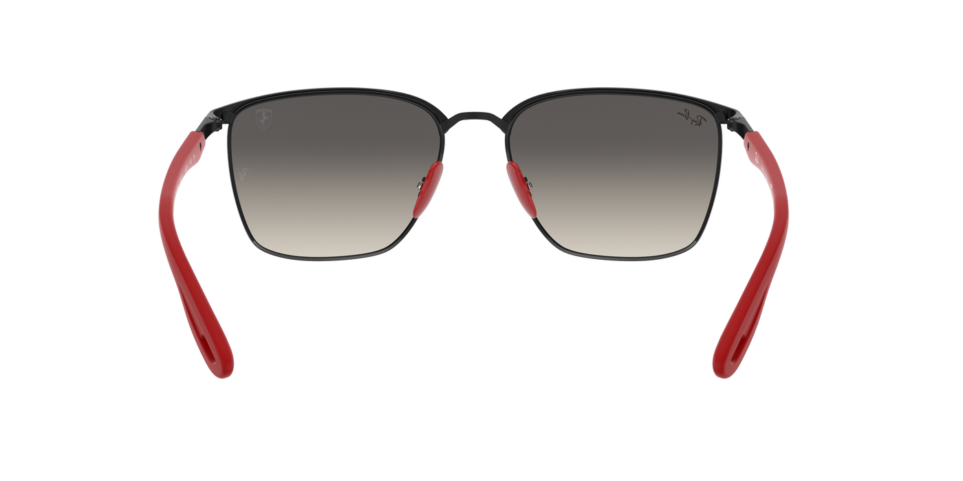 Anteojos de sol Ray-Ban Ferrari 3673M 56, Blk Mat, Gry Grd