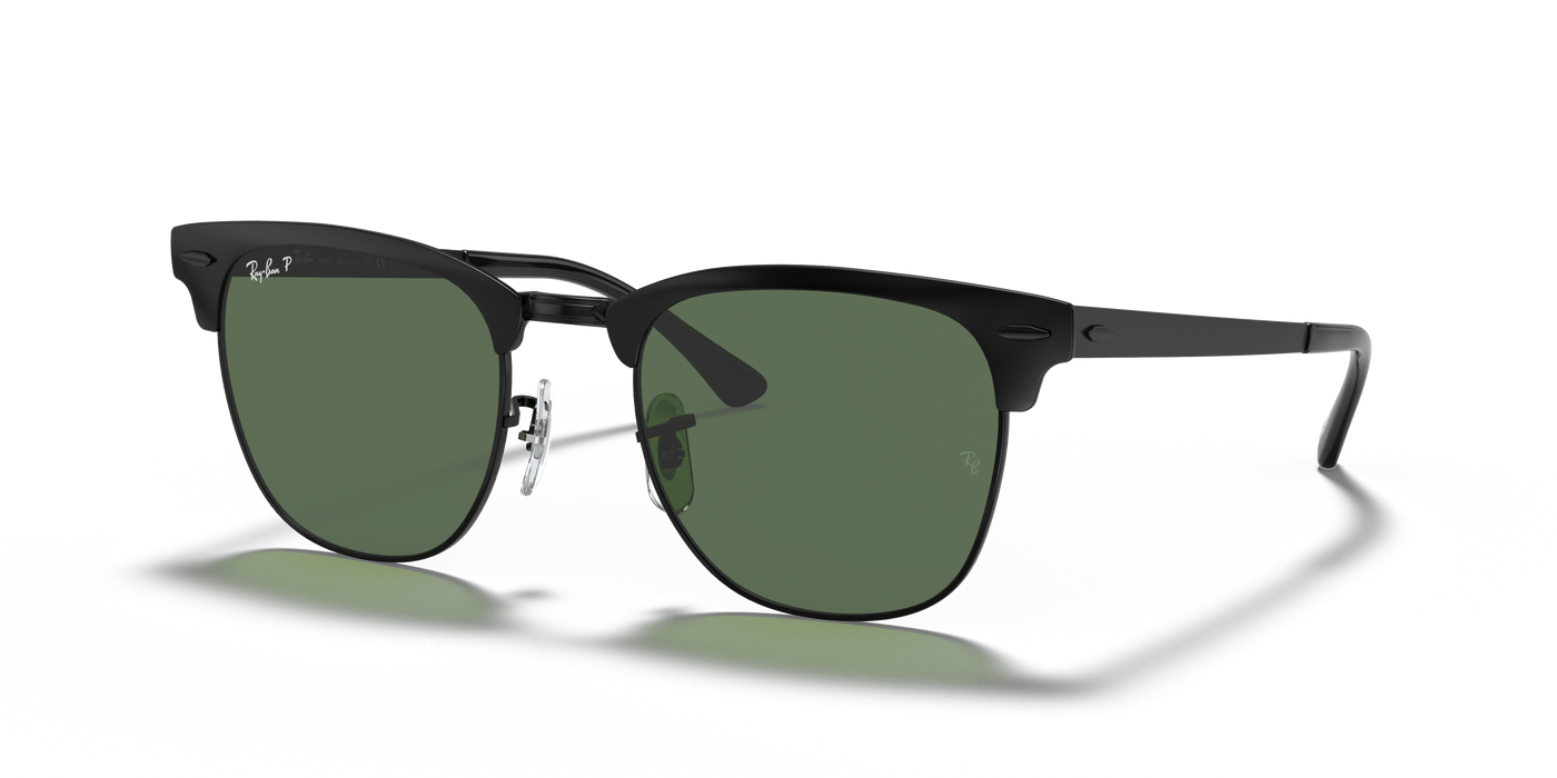 Anteojos de sol Ray-Ban Clubmaster Metal RB3716, Polarizado