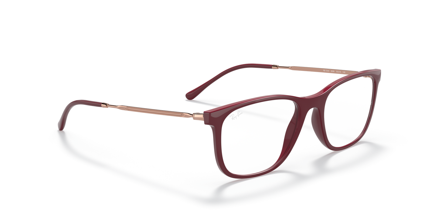 Armazones Ray-Ban RX7244, Red Drk, 53/18