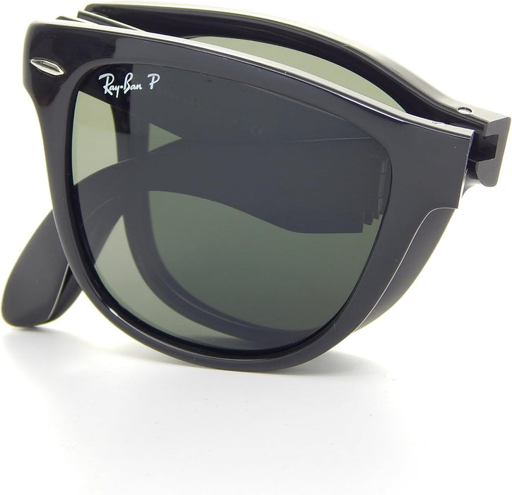 Anteojos de Sol Ray-Ban Folding Wayfarer 4105, Blk Mat, Grn