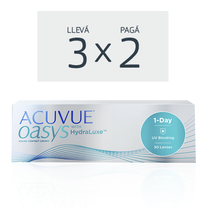 Lentes de contacto Acuvue Oasys 1 Day Hydraluxe