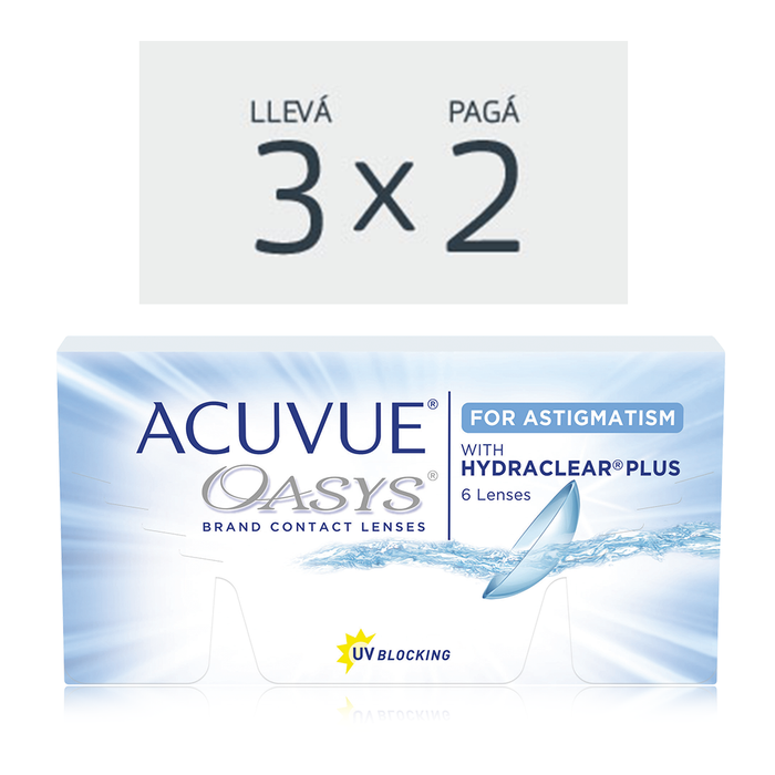 Lentes de contacto Acuvue Oasys para astigmatismo