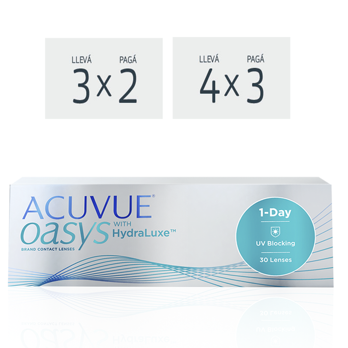 Lentes de contacto Acuvue Oasys 1 Day Hydraluxe