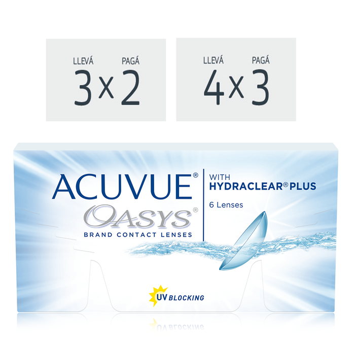 Lentes de contacto Acuvue Oasys